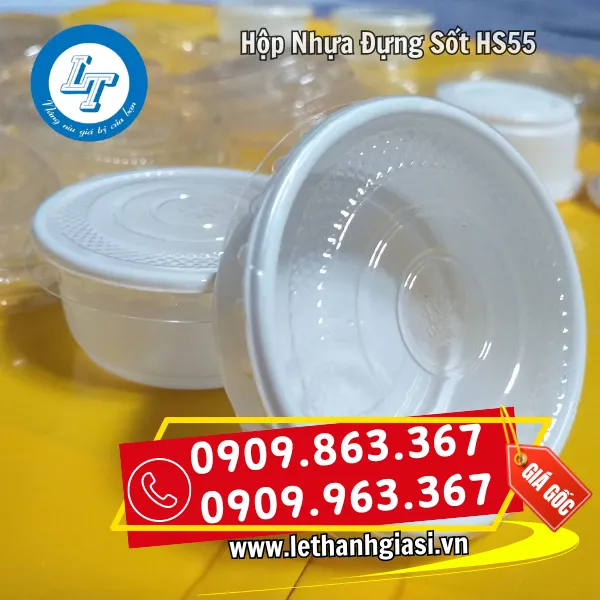 HỘP NHỰA ĐỰNG NƯỚC SỐT HS55