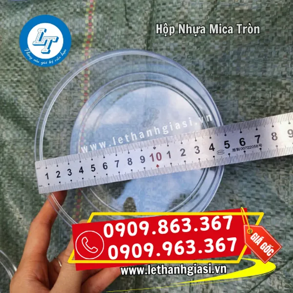 HỘP NHỰA MICA TRÒN
