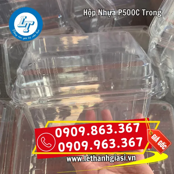 HỘP NHỰA TRONG P500C