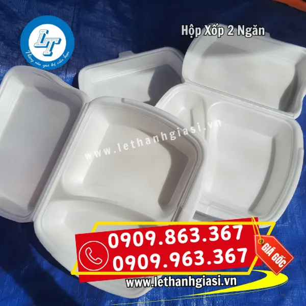 HỘP XỐP ĐỰNG CƠM 2 NGĂN