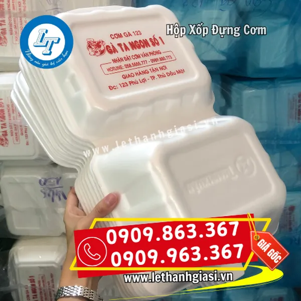 HỘP XỐP ĐỰNG CƠM