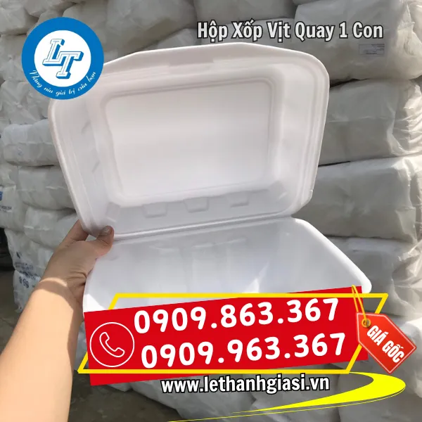 HỘP XỐP VỊT QUAY 1 CON