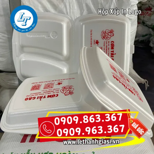 HỘP XỐP IN LOGO