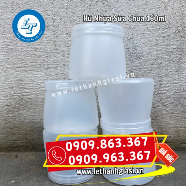 HŨ NHỰA SỮA CHUA NẾP CẨM 160ML