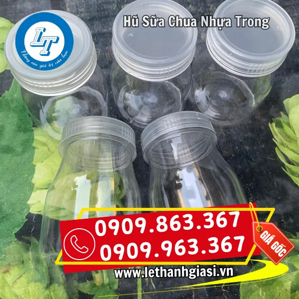 HŨ NHỰA SỮA CHUA PET TRONG 120ML