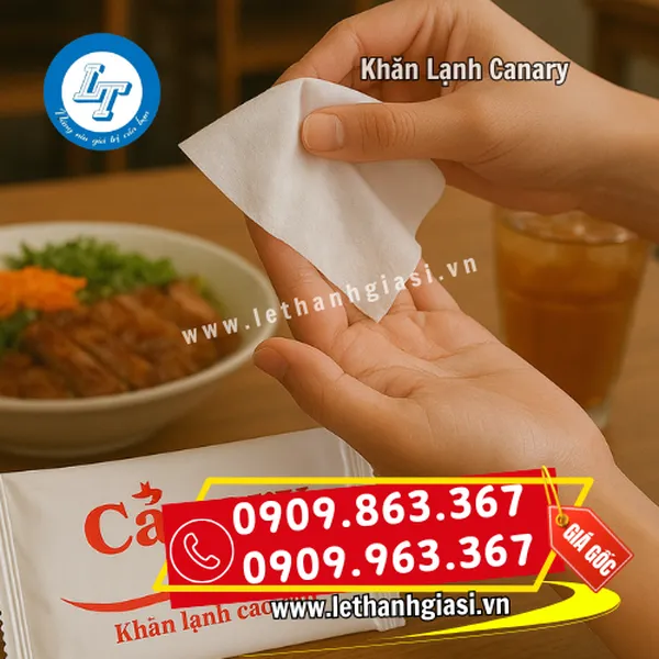 KHĂN LẠNH DÙNG 1 LẦN CANARY