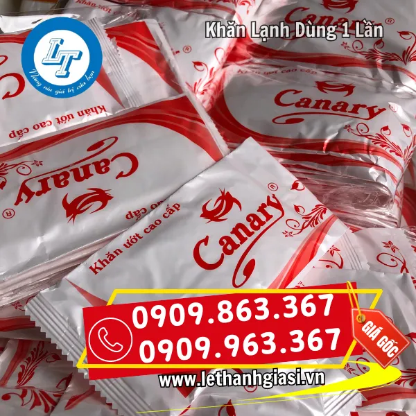 KHĂN LẠNH DÙNG 1 LẦN CANARY