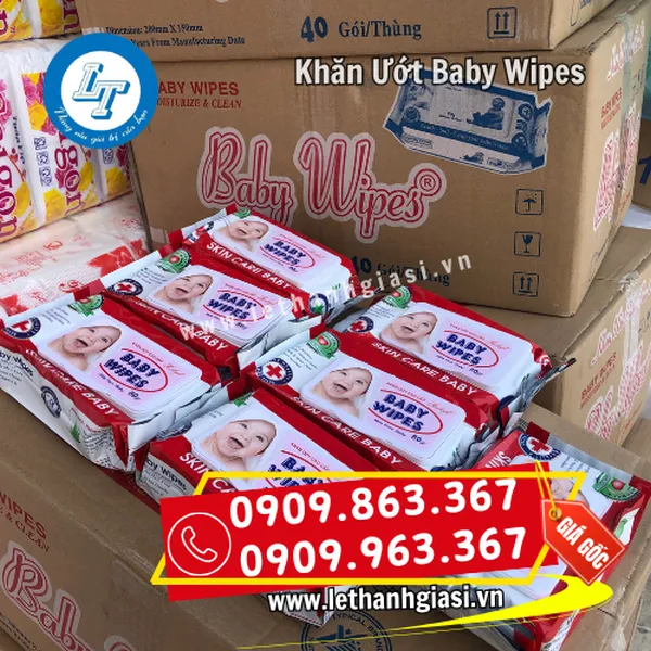 KHĂN ƯỚT BABY WIPES 80G
