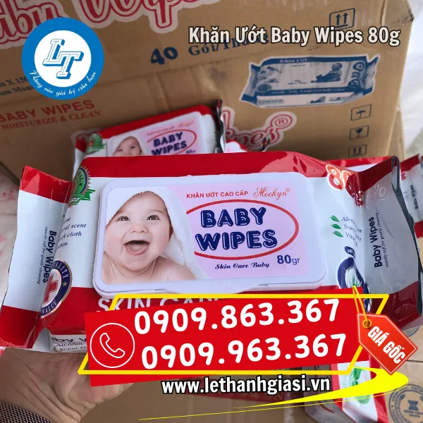 KHĂN ƯỚT BABY WIPES 80G