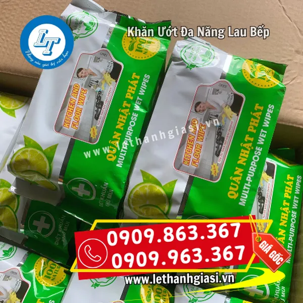 KHĂN ƯỚT ĐA NĂNG LAU BẾP