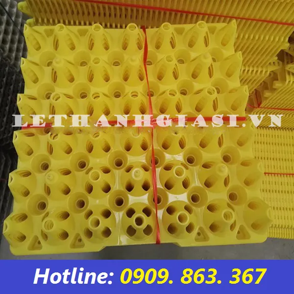 KHAY NHỰA ĐỰNG TRỨNG 30 QUẢ MÀU VÀNG