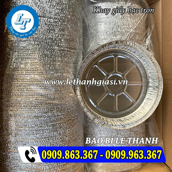 KHAY GIẤY BẠC TRÒN