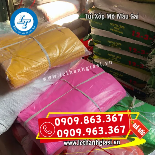 TÚI XỐP MỠ MÀU GAI