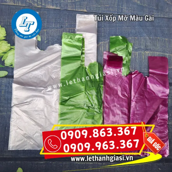 TÚI XỐP MỠ MÀU GAI