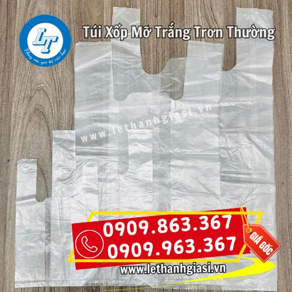 TÚI XỐP MỠ TRẮNG TRƠN THƯỜNG
