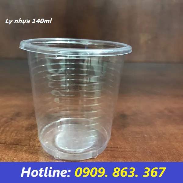 LY NHỰA PP SIZE NHỎ  220 ML CÓ NẮP