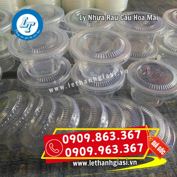 LY NHỰA RAU CÂU HOA MAI