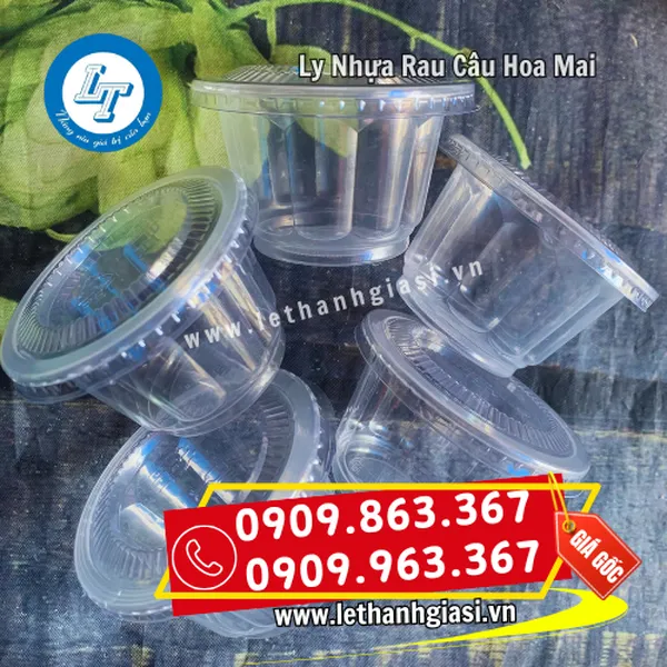 LY NHỰA RAU CÂU HOA MAI