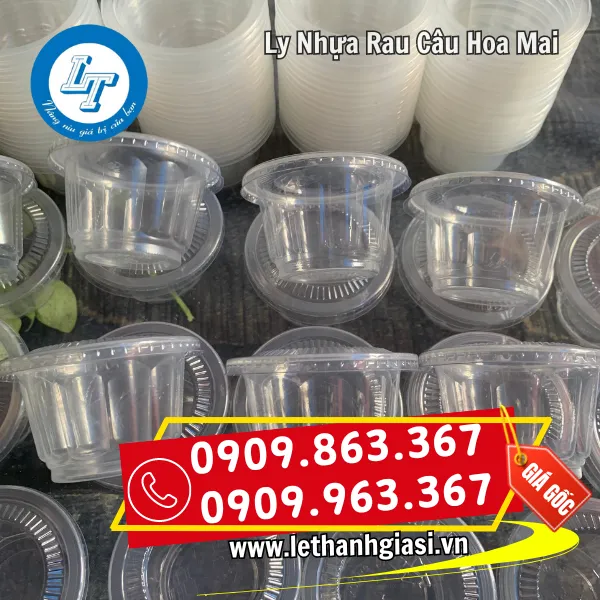 LY NHỰA RAU CÂU HOA MAI