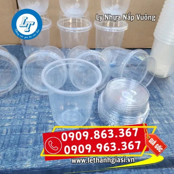 LY NHỰA NẮP VUÔNG