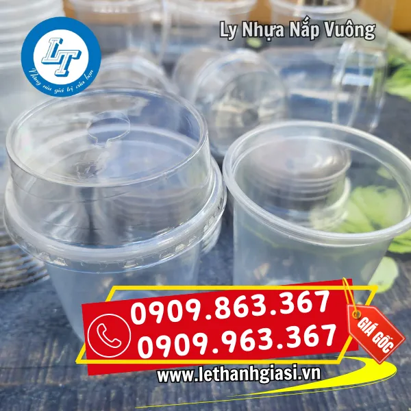 LY NHỰA NẮP VUÔNG