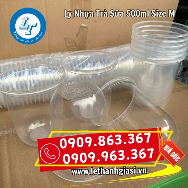 LY TRÀ SỮA 500ML SIZE M