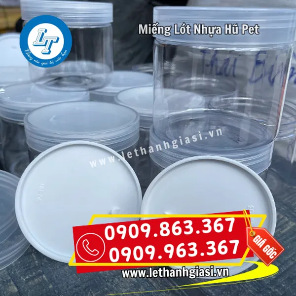 MIẾNG LÓT NHỰA HŨ NHỰA PET