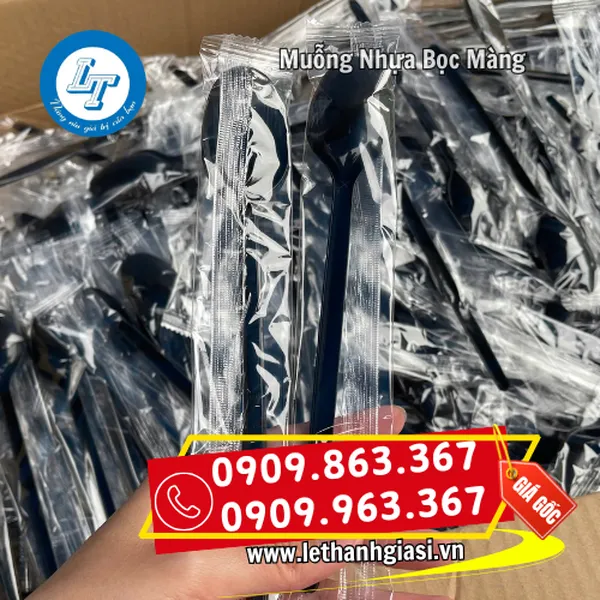 MUỖNG NHỰA BỌC MÀNG