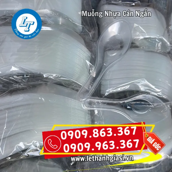 MUỖNG NHỰA CÁN NGẮN