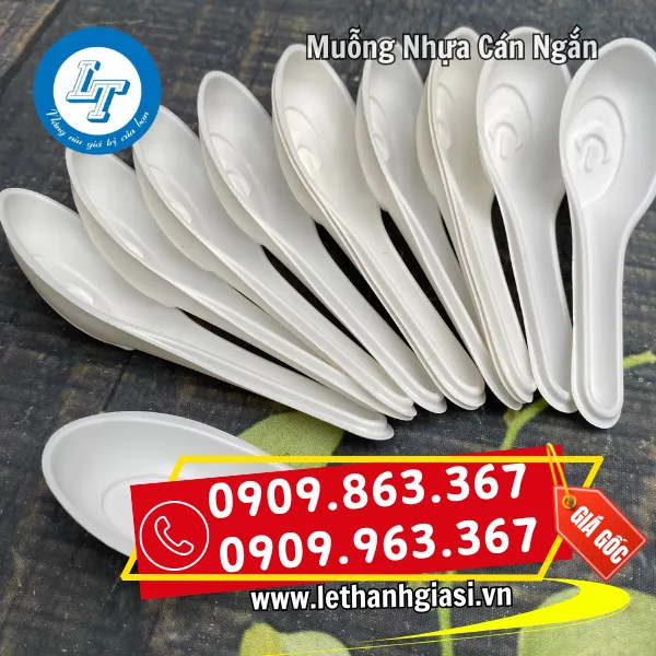 MUỖNG NHỰA CÁN NGẮN