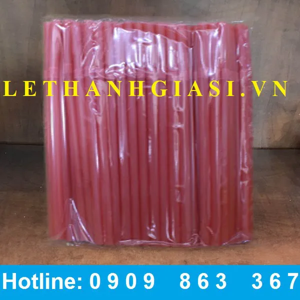 ỐNG HÚT CONG- MÀU HỒNG