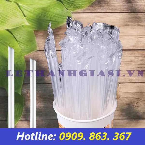 ỐNG HÚT NHỰA TRONG BỌC MÀNG PHI 6