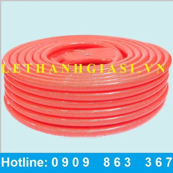 ỐNG NƯỚC LƯỚI DẺO NHỰA PVC MÀU CAM