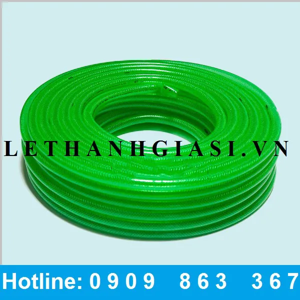 ỐNG NƯỚC LƯỚI DẺO NHỰA PVC MÀU XANH LÁ CÂY