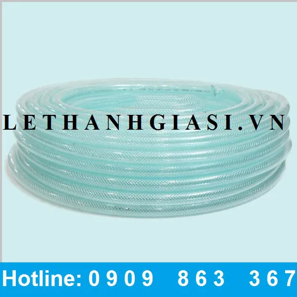 ỐNG NƯỚC LƯỚI DẺO NHỰA PVC MÀU XANH NGỌC TRONG SUỐT