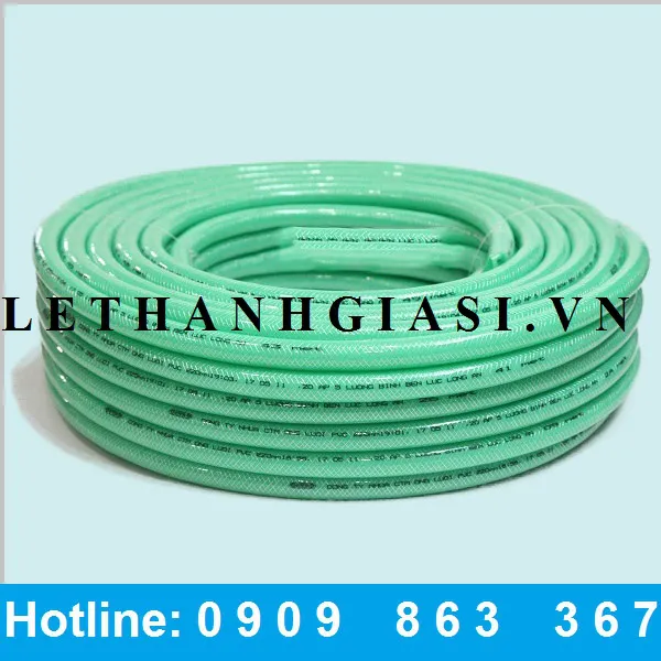 ỐNG NƯỚC LƯỚI DẺO NHỰA PVC MÀU XANH NGỌC