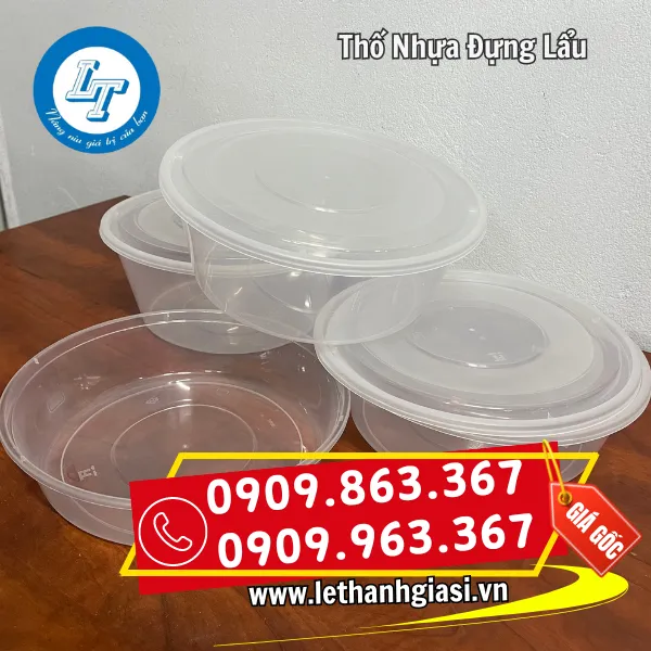 THỐ NHỰA ĐỰNG LẨU