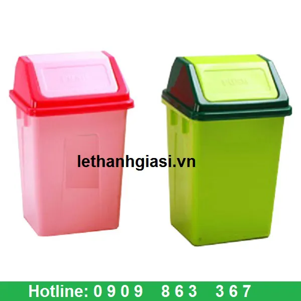THÙNG RÁC NẤP LẬT 01