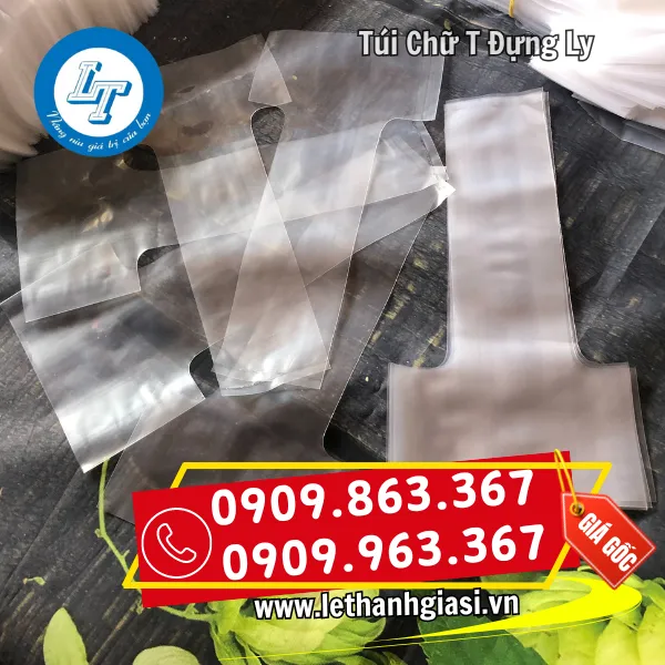 TÚI CHỮ T ĐỰNG LY