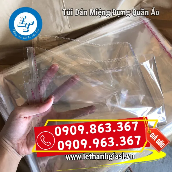 TÚI DÁN MIỆNG ĐỰNG QUẦN ÁO