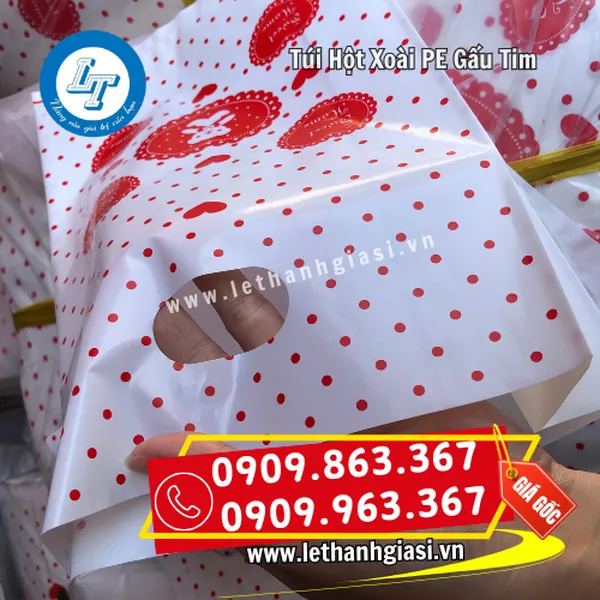 TÚI PE XOÀI GẤU TIM