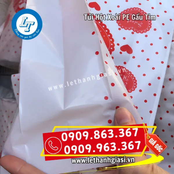 TÚI PE XOÀI GẤU TIM