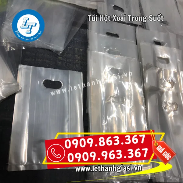 TÚI HỘT XOÀI TRONG SUỐT