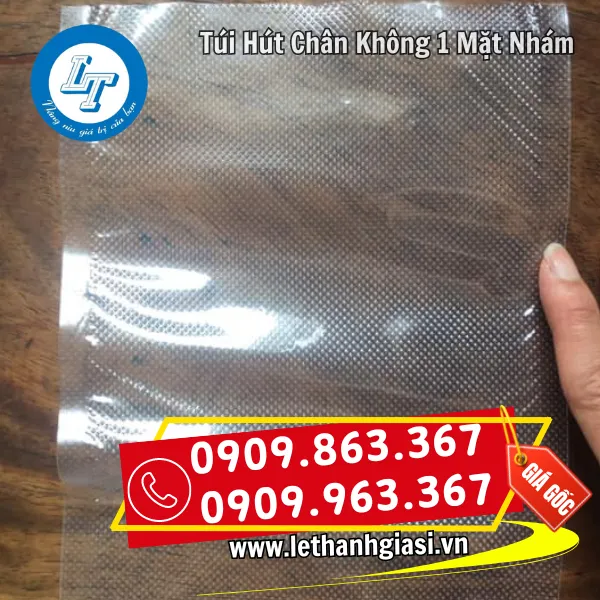 TÚI HÚT CHÂN KHÔNG 1 MẶT NHÁM