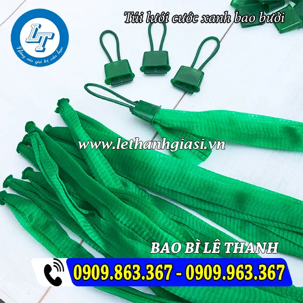 TÚI LƯỚI CƯỚC XANH BAO BƯỞI