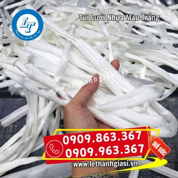 TÚI LƯỚI NHỰA MÀU TRẮNG