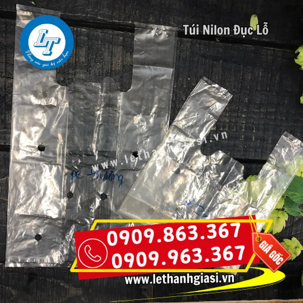 TÚI NILON ĐỤC LỖ ĐỰNG NÔNG SẢN