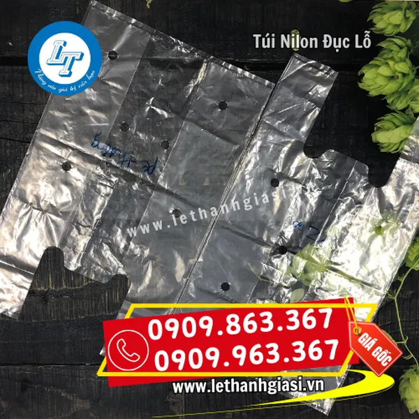 TÚI NILON ĐỤC LỖ ĐỰNG NÔNG SẢN