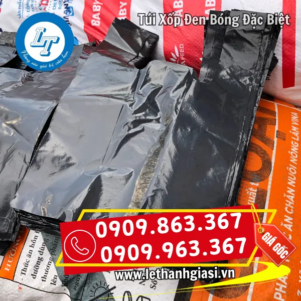 TÚI XỐP ĐEN BÓNG ĐẶC BIỆT