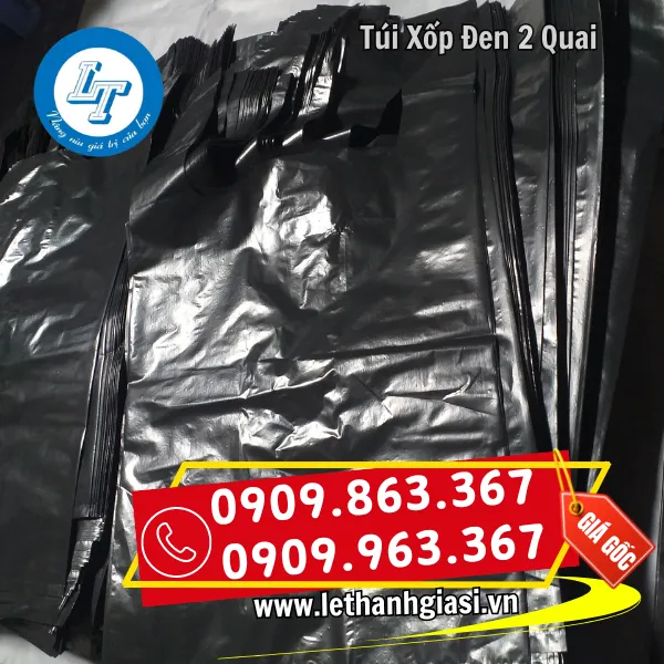 TÚI XỐP ĐEN BÓNG